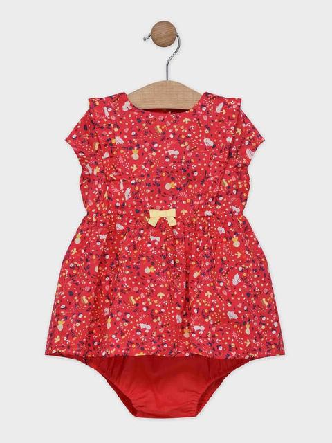 Robe Imprimee Rouge Avec Bloomer Bebe Fille From Sergent Major On 21 Buttons