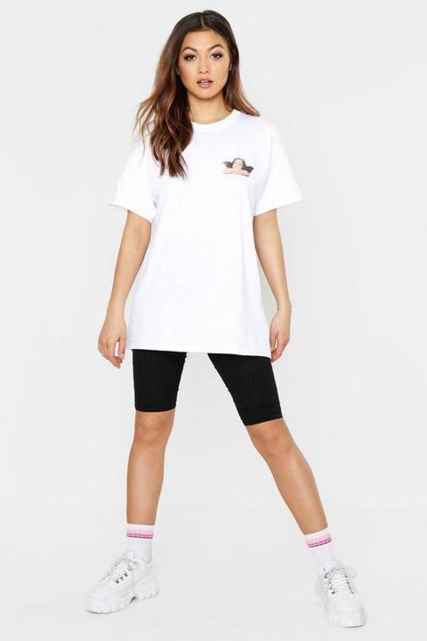 Cherub Printed Extreme Oversized T-shirt