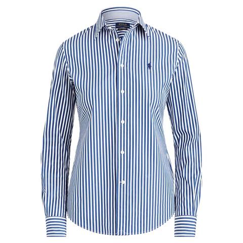 Camicia Stretch A Righe Slim-fit