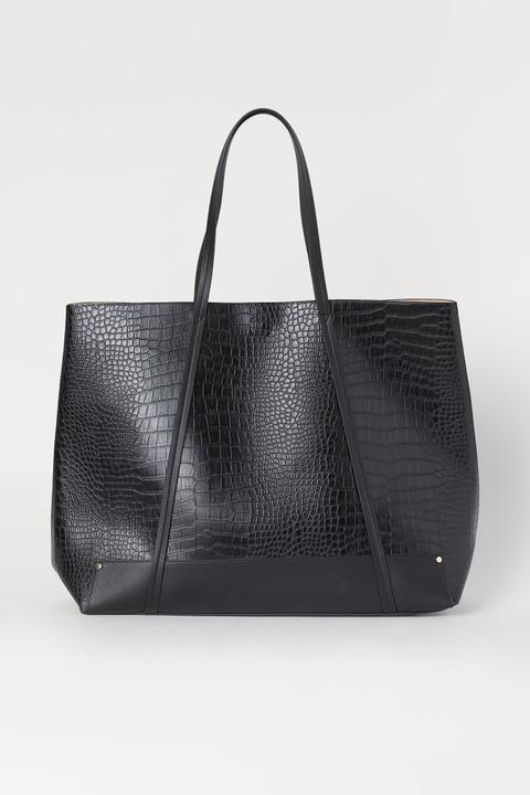 Bolso Shopper Grande - Negro