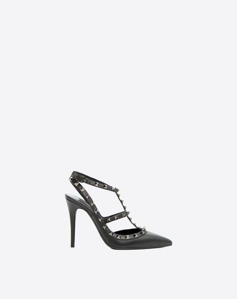 Rockstud Noir Caged Pump 100mm