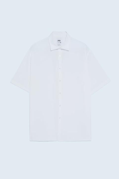 Textured Seersucker Shirt