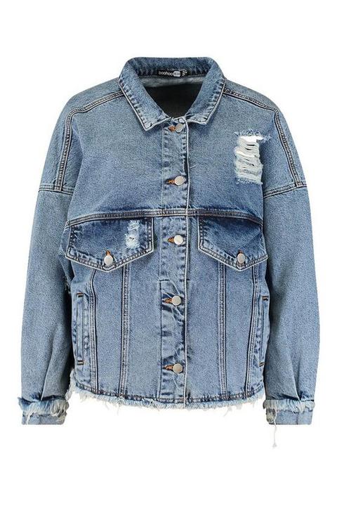 batwing denim jacket