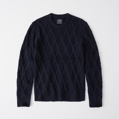 cozy cable knit sweater