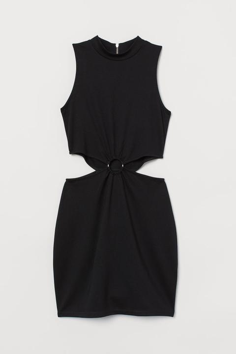 Vestido Cut-out - Negro