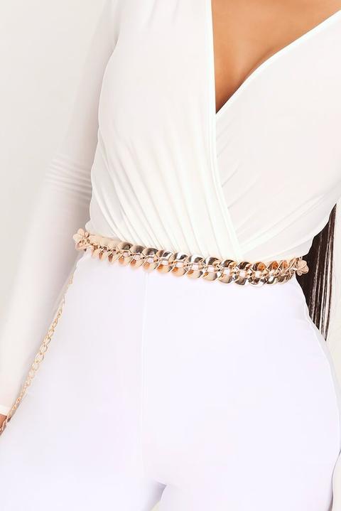 Gold Chunky Chain Belt