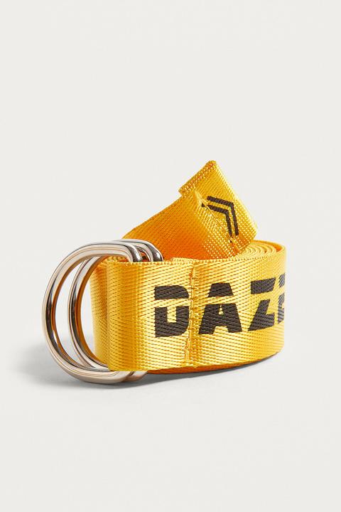 Uo Daze Yellow D-ring Belt - Mens All