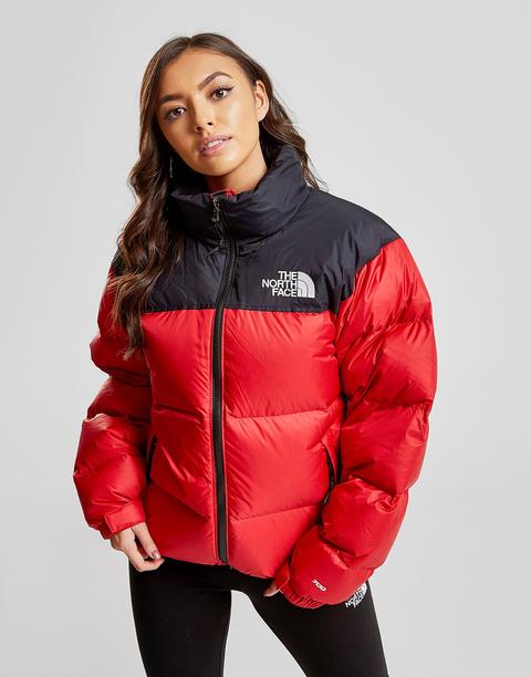 the north face nuptse red