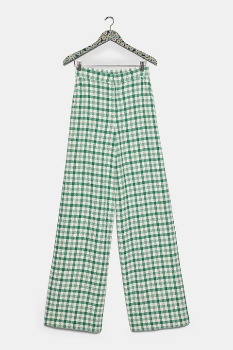 Check Tweed Trousers from Zara on 21 