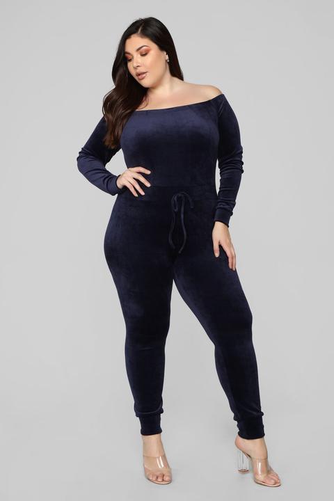 need a hug velour jumpsuit