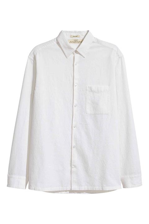 Linen-blend Shirt Relaxed Fit