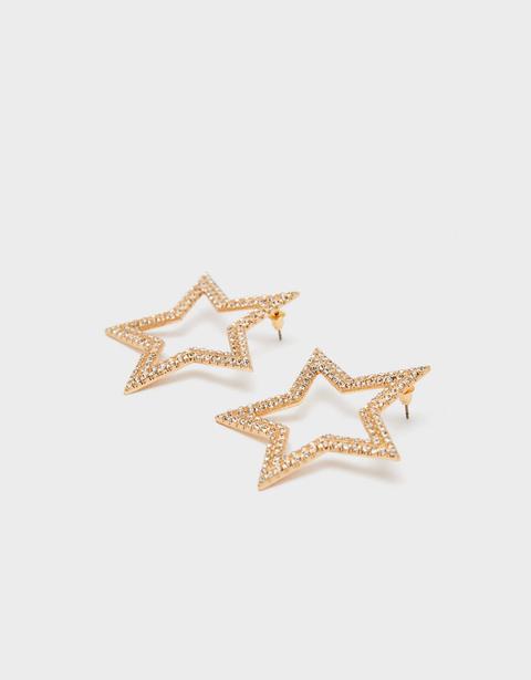 Pendientes Estrellas Con Brillos