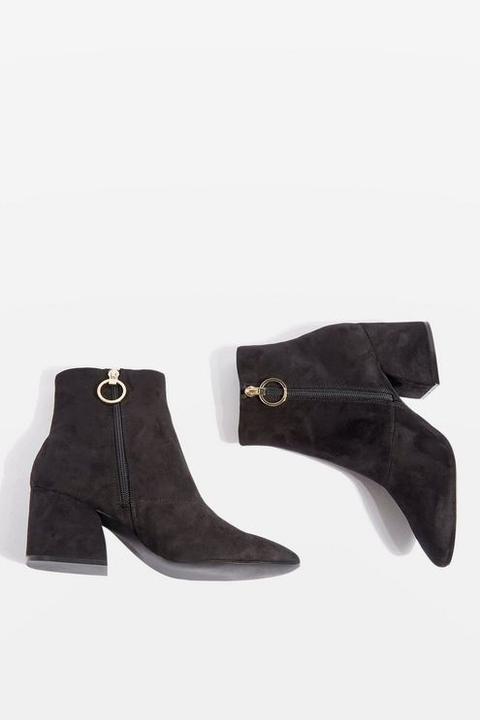 Womens Brooke Ankle Boots - Black, Black
