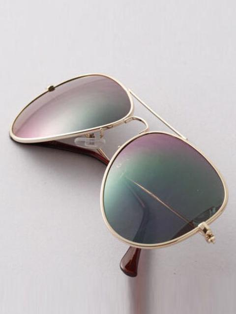 Purple Lenses Top Bar Sunglasses