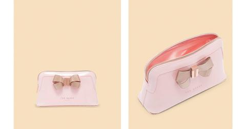 Bow Detail Make Up Bag