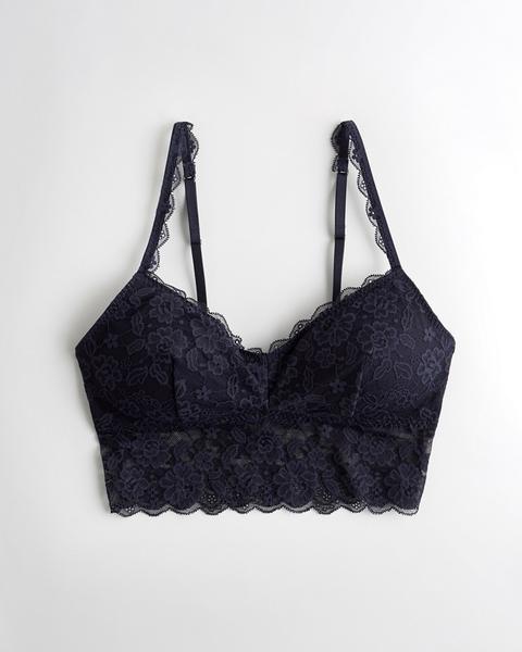 Gilly Hicks Removable-pads Lined Lace Bralette from Hollister on 21 Buttons