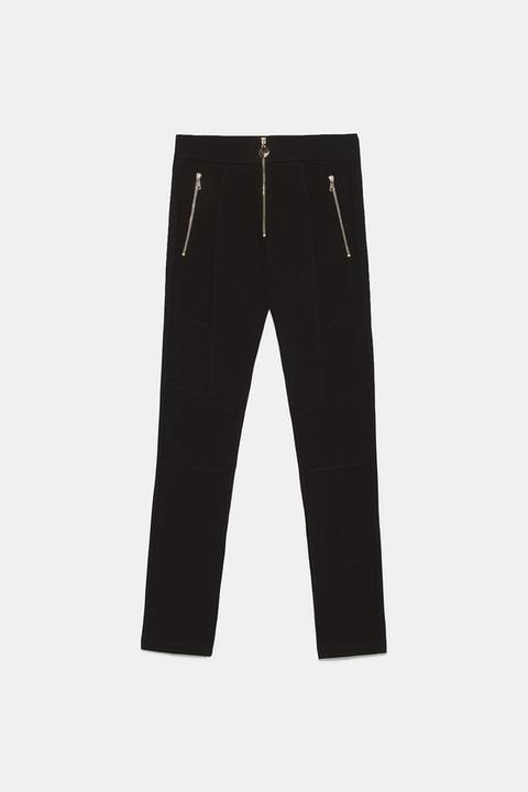 Legging Cremalleras