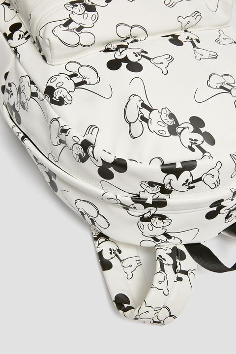 Mochila Mickey Mouse Blanca from Pull and Bear on 21 Buttons