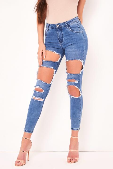 Demi Studded Rip Jeans