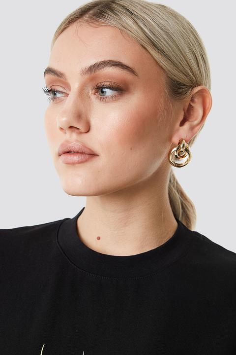 Connected Ring Earrings