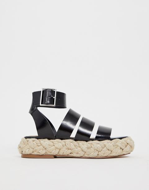chunky espadrille sandals