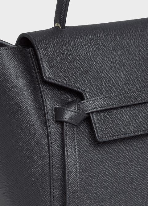 mini belt bag in grained calfskin