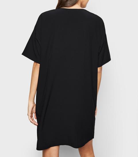 plain black baggy t shirt