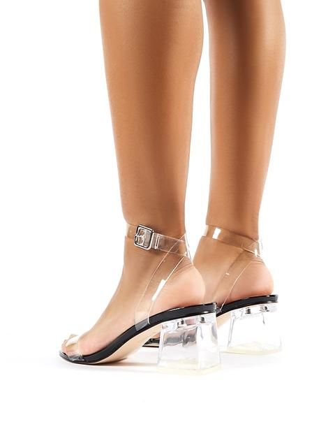 afternoon perspex block heels