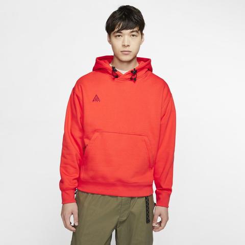 Nike Acg Pullover Hoodie - Red from 