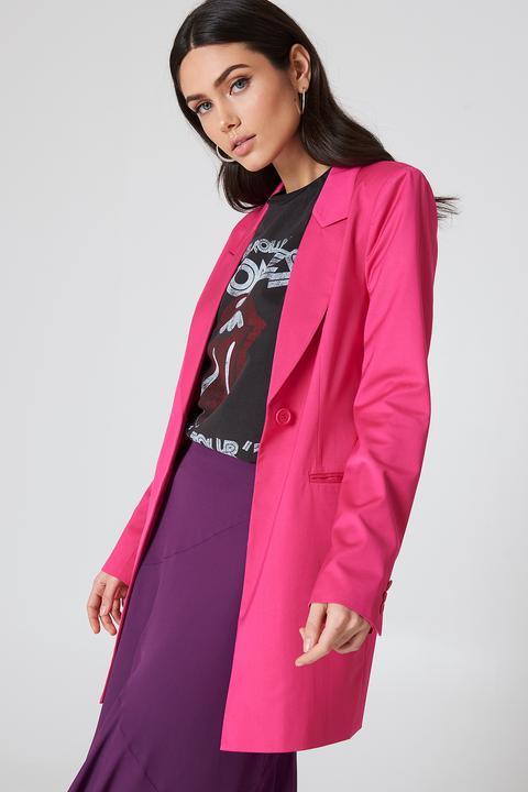 Long Blazer Rosa