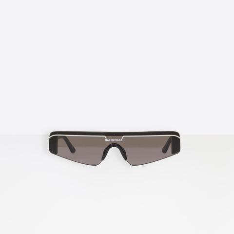 Sunglasses In Black Acetate With Black Lenses