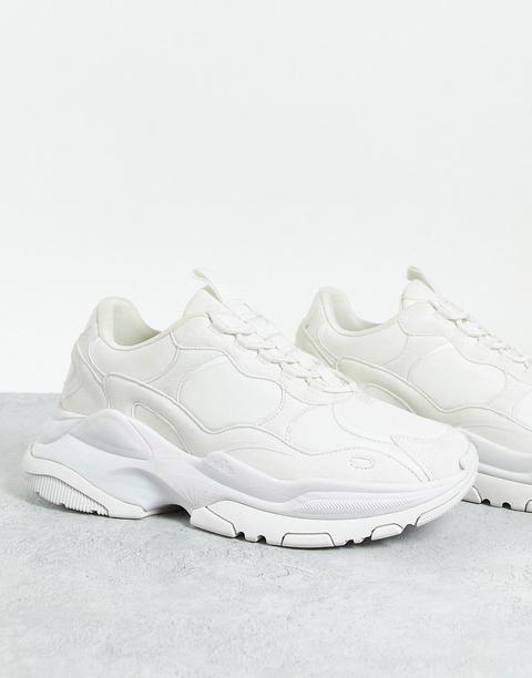 Asos Design Chunky Trainers In White