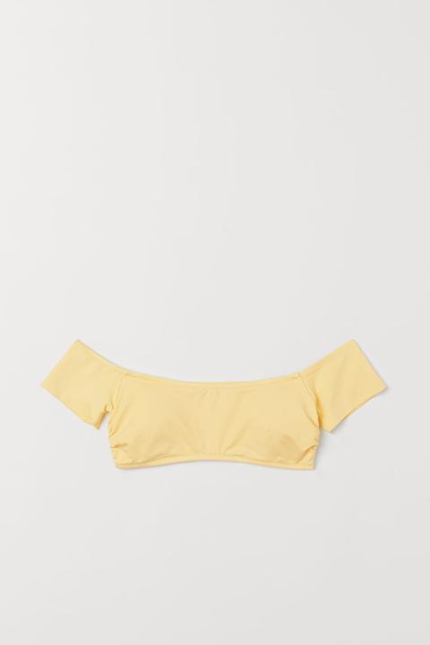 Top De Bikini Off-the-shoulder - Amarillo