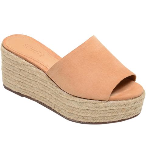 Thalia Platform Wedge Slide Sandal from 