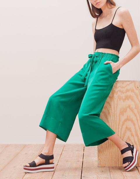 Pantalón Culotte Fluido