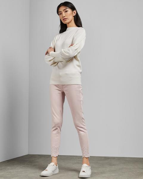ted baker embroidered jeans