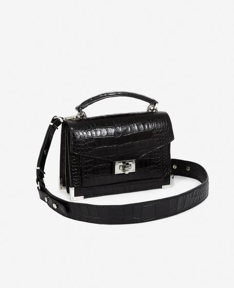 Sac Emily Small En Cuir Noir