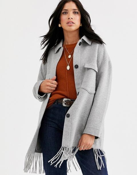 mango grey jacket