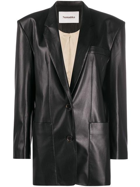 Nanushka Blazer Evan Oversize - Noir