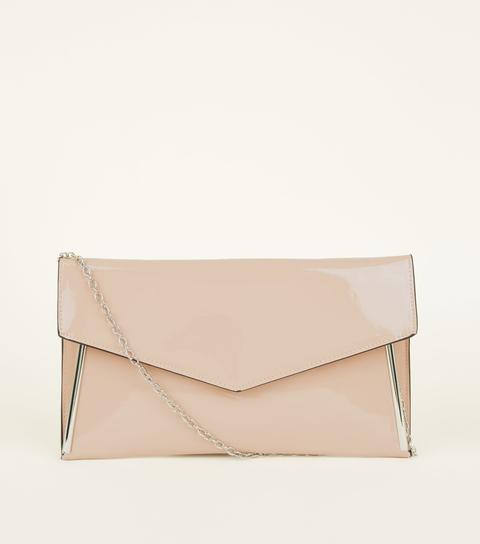 tan clutch bag new look