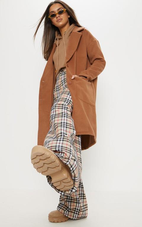 camel midi coat