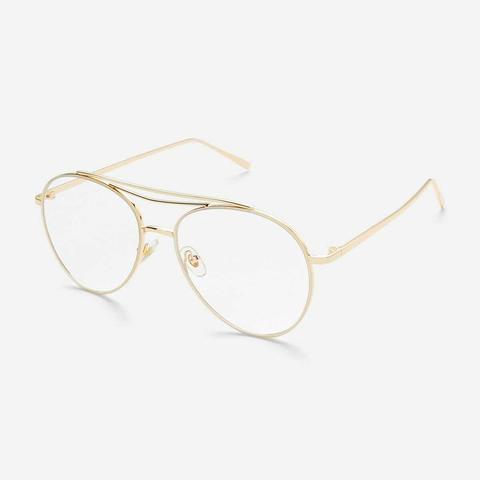 Clear Lens Aviator Glasses