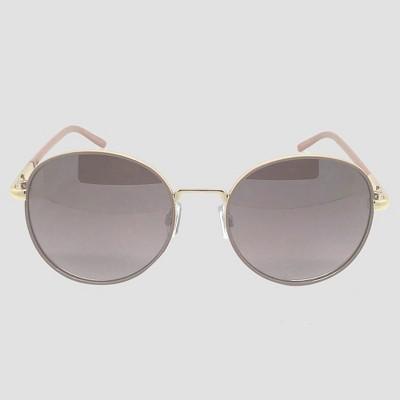 Women's Round Sunglasses - A New Day Soft Taupe
