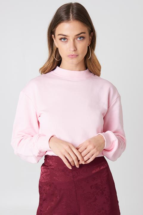 Na-kd Basic Basic Sweater - Pink