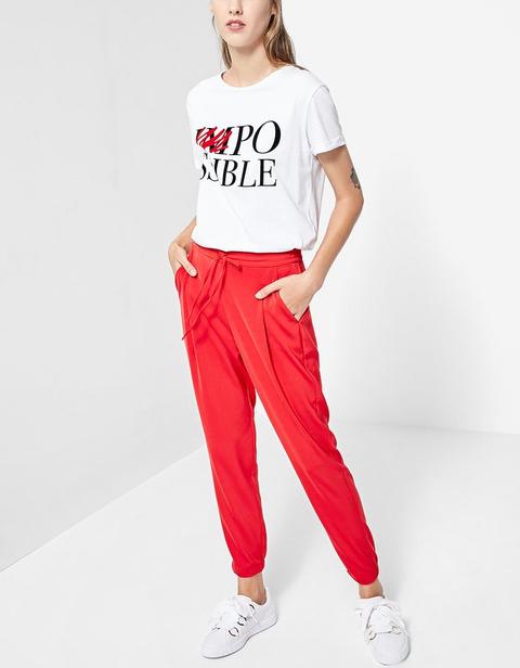 Pantalone Sarouel Rosso