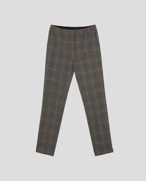 Pantaloni Jogger A Quadri