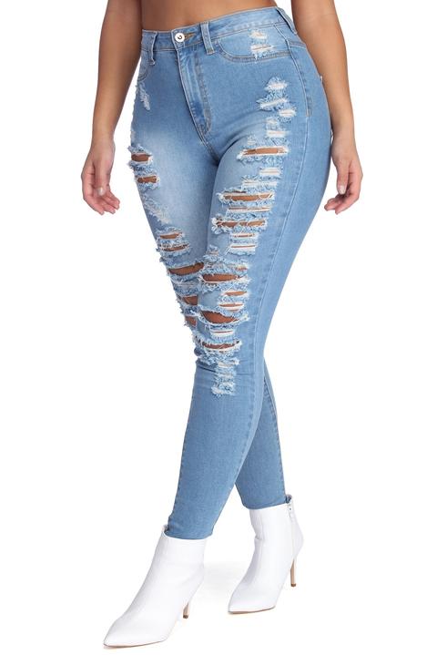 Final Sale- Distressed With Style Jeans