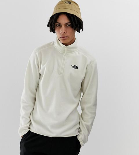 white and grey north face fleece