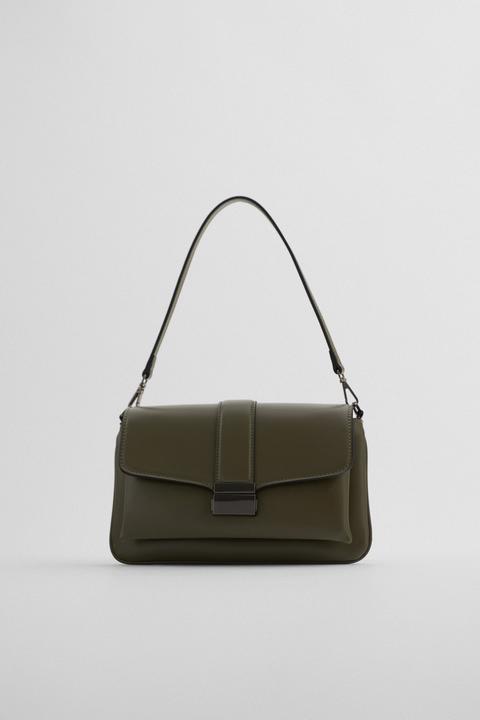 Bolso De Hombro Pieza Metalizada
