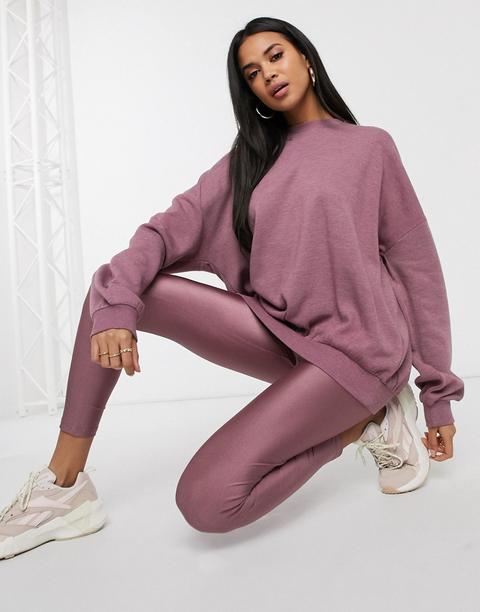 Asos Design - Sweat-shirt D'ensemble Oversize Ultra Doux - Mauve-rose